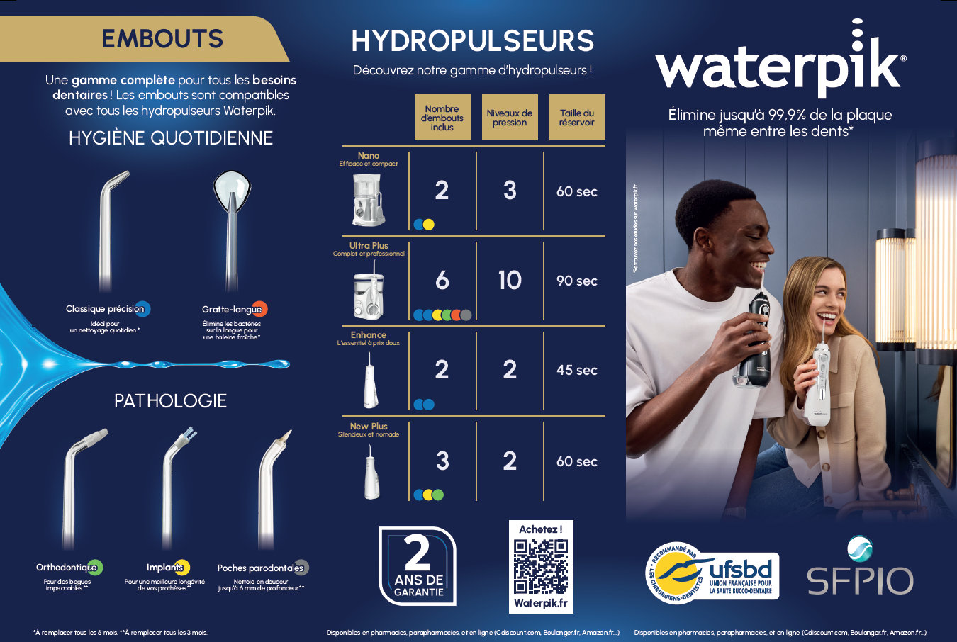 Dépliants Waterpik