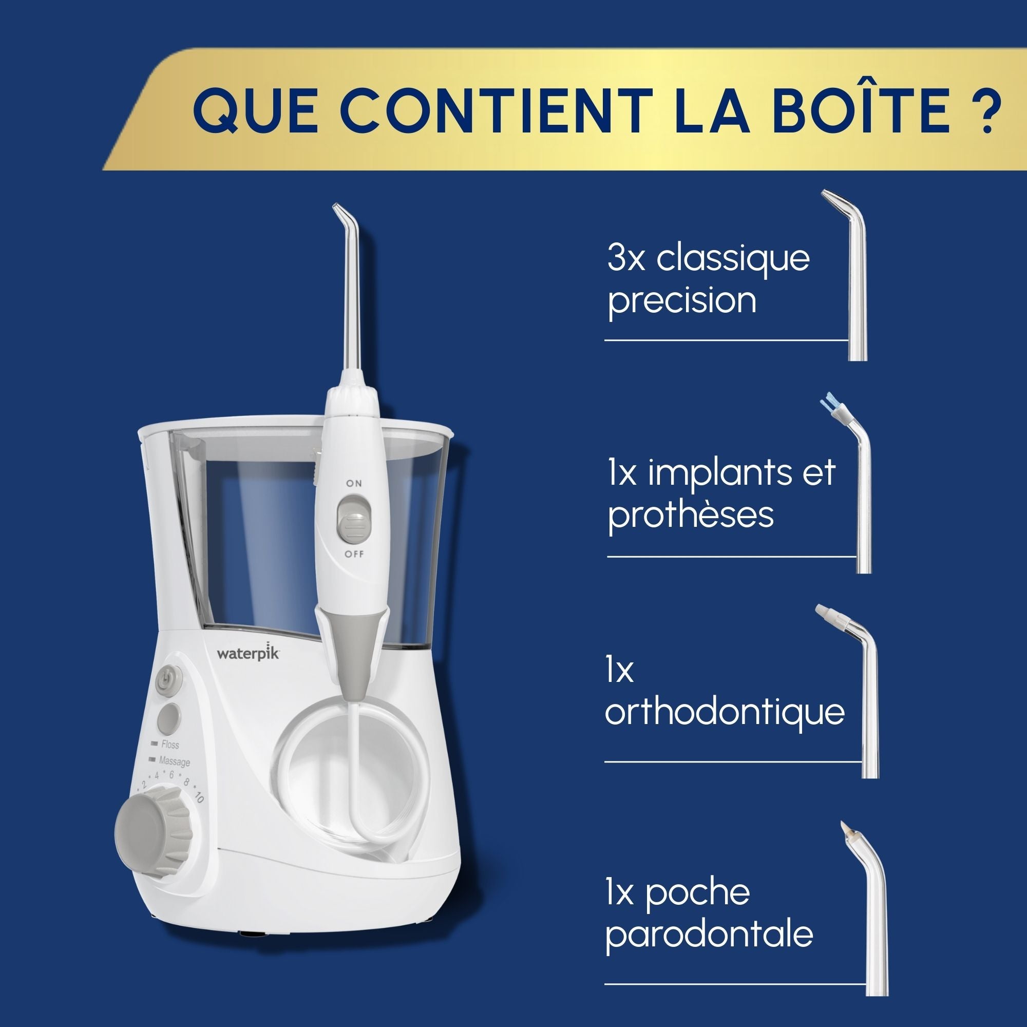 Ultra Professional | Portable Water Flosser | Waterpik