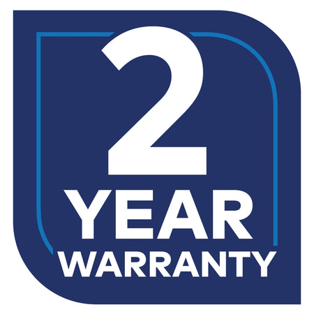  2-year limited warranty